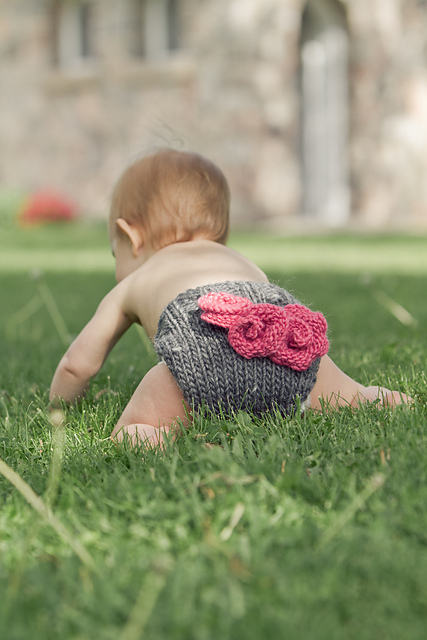 Rosette Diaper Cover