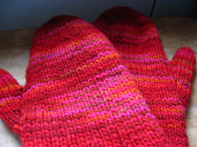 Variegated Mitten