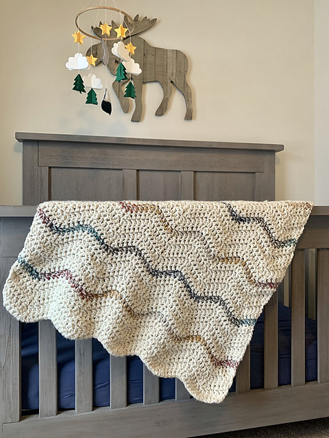 The Chunky Ripple Blanket