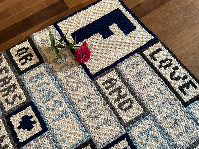 Love Is Monogram Blanket