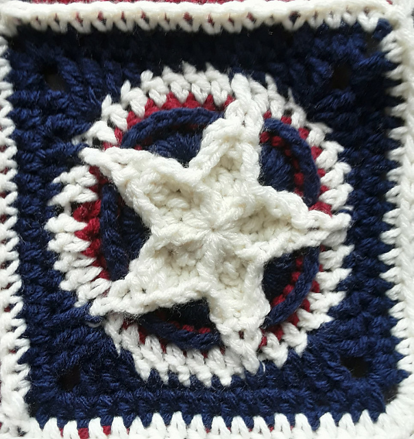 Patriotic Star Square