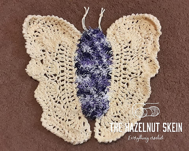 Butterfly Dishcloth