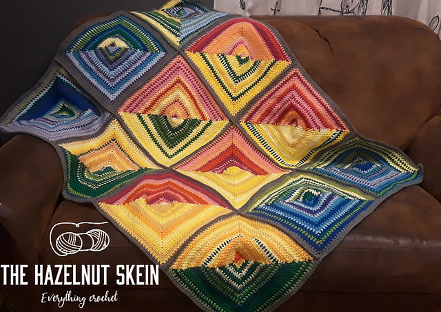 Split-Square Temperature Blanket