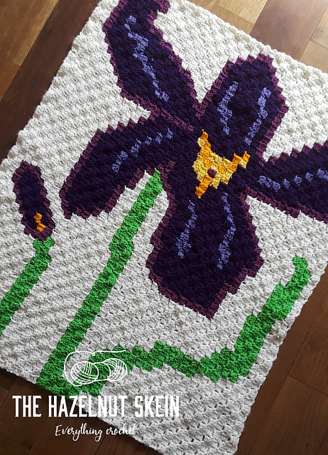 Spring Iris Blanket