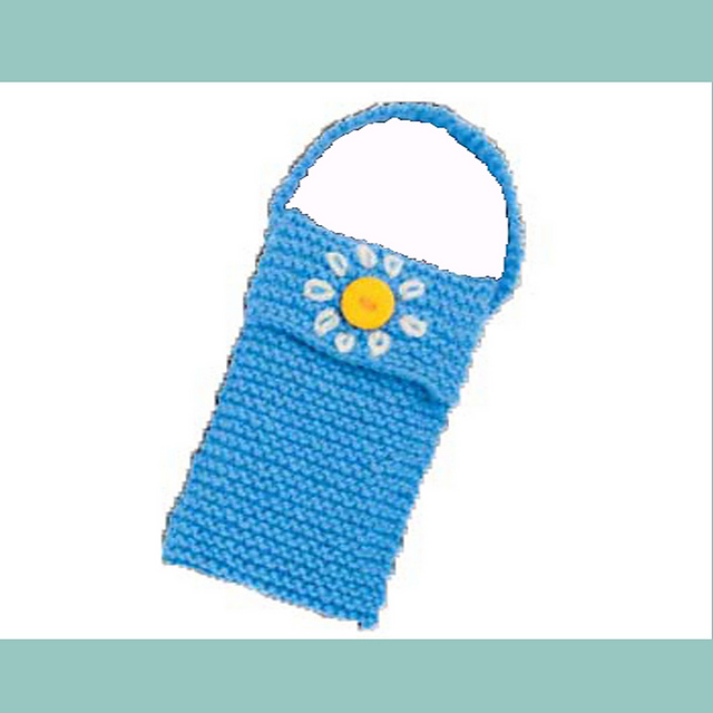 Flower or Skull Mobile Phone Holder Case Bag