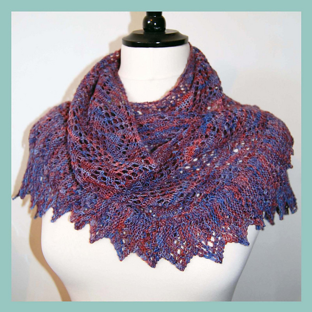 Jocasta Shawl Shawlette Shawl Wrap Warmer