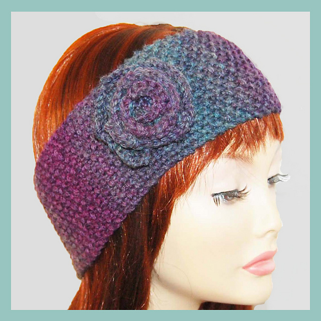 Tracy Rose Corsage Wide Wrap Headband