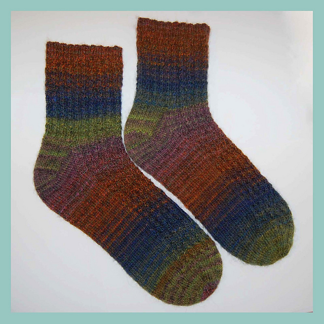 Bertha Ladies Cuff down Sock
