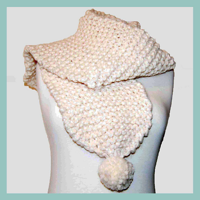 Pat Pom Pom Scarf