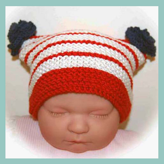 Ciara Patriotic Flag Beanie