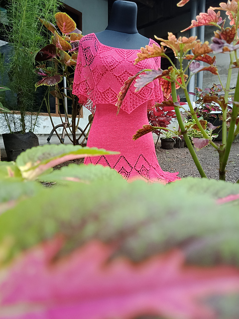 Valentine's Heart Knit Dress