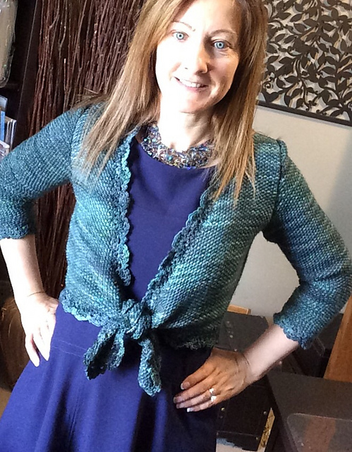 #05 Moss Stitch Bolero