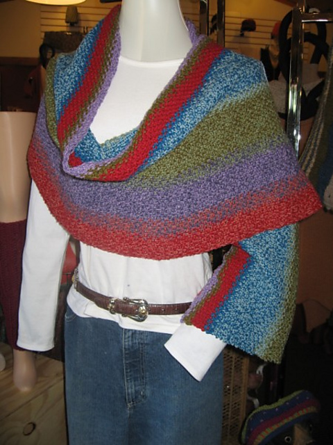 Linen Stitch Wrap