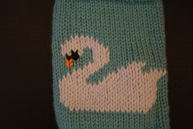 Twilight inspired Swan Chart for Bella's money sock