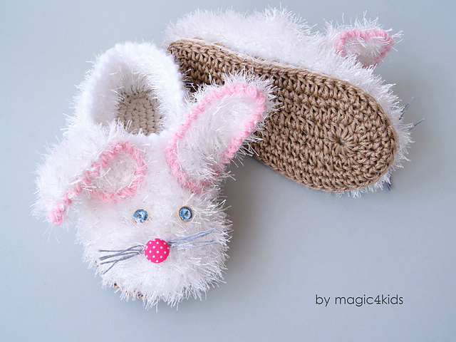 Bunny slippers for kids