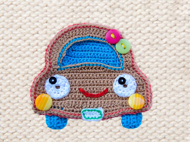 Funny Car Applique