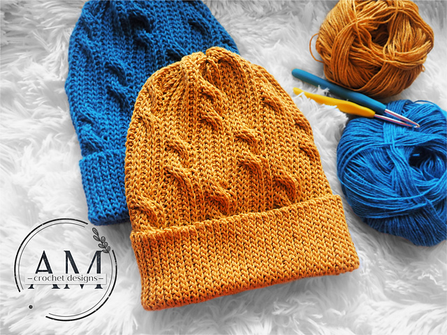 PARKER knit-look beanie