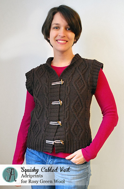 Squishy Cabled Vest