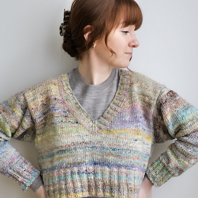 Retro V-Neck Sweater