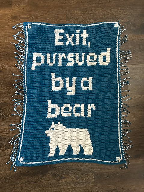 Exit Pursued by a Bear Wall Hanging