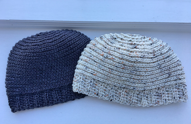 Knit-Look-A-Like Crochet Hat