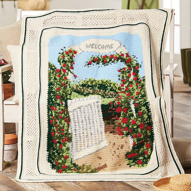 Garden Gate Afghan