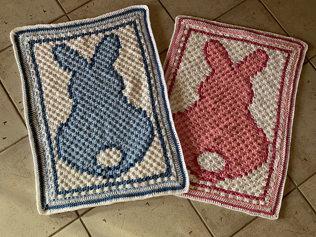 Baby Bunny Stroller Blanket