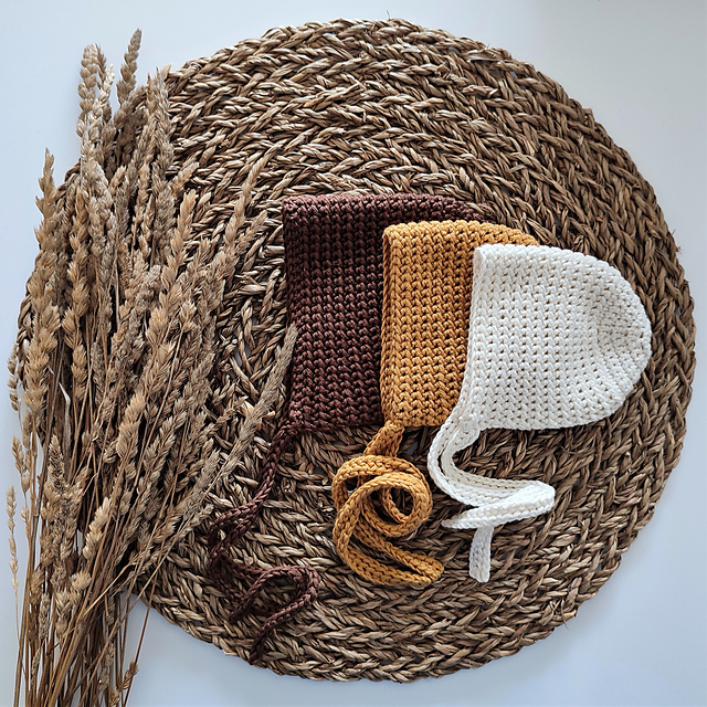 Darcy Baby Bonnet (crochet edition)