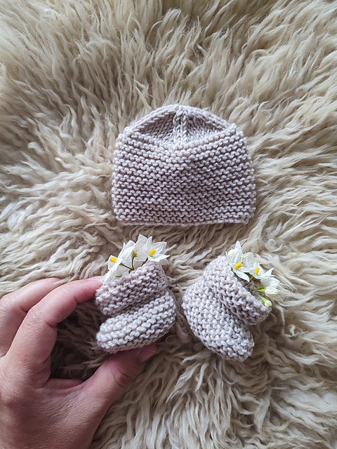 Darcy Hat and Booties for a Little Love