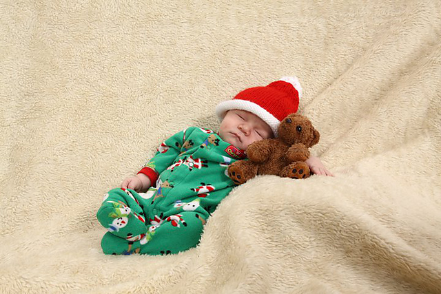 Preemie Baby Santa Hat