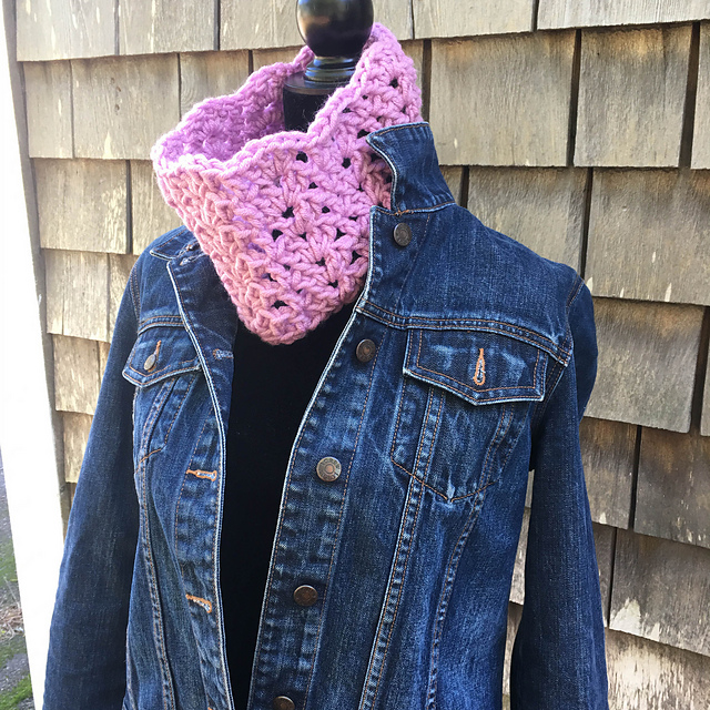 Autumn Lace Cowl, Mitts & Cuff Set