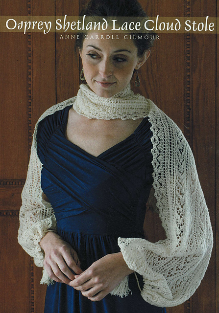 Osprey Shetland Lace Cloud Stole