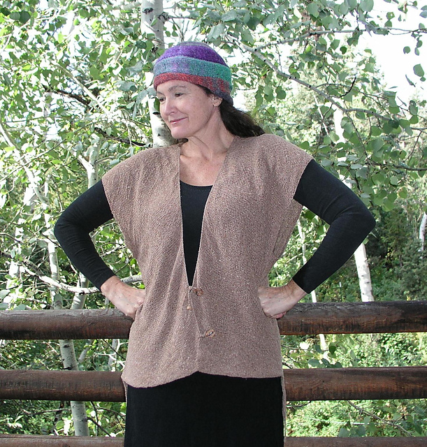 Simple Shapes Ruana Vest