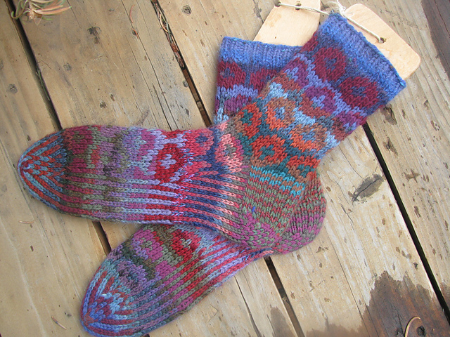 Ring-Toss Stash Busting Scrap Socks
