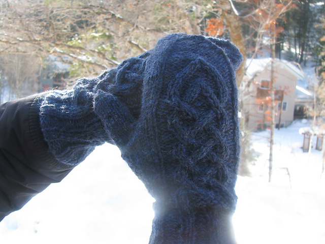 Stephanie's Knotwork Mittens