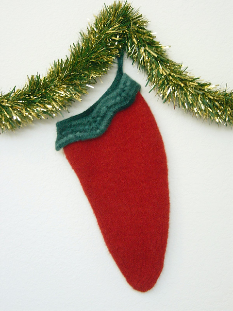 Chili Pepper Christmas Stocking
