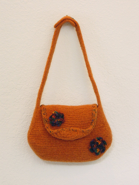 Corduroy Felted Bag