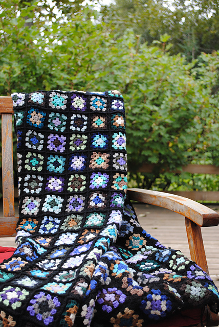 Granny Square Afghan