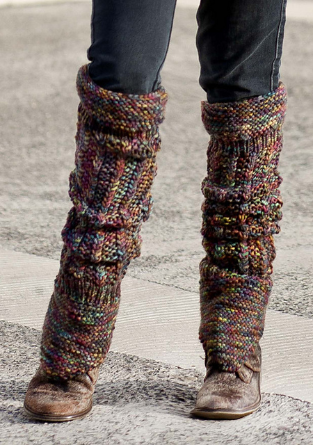 Cable Leg Warmers Tolten (A1012)