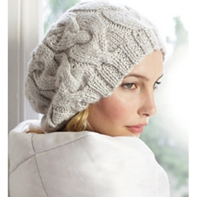 04 Cabled Beret