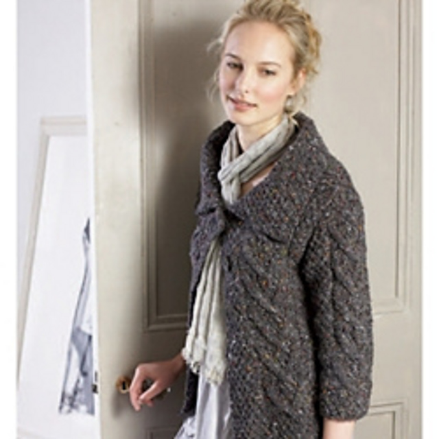 07 Drop Collar Cabled Jacket
