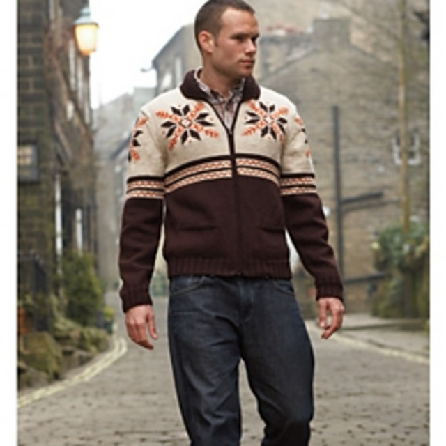 14 Zipped Snowflake Jacket