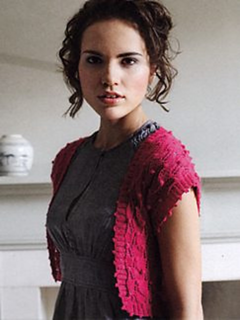Bobble Edged Shrug
