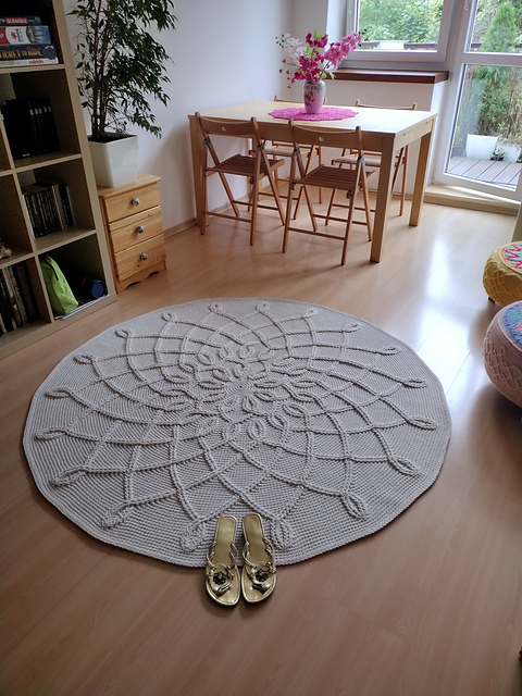 White Celtic Carpet