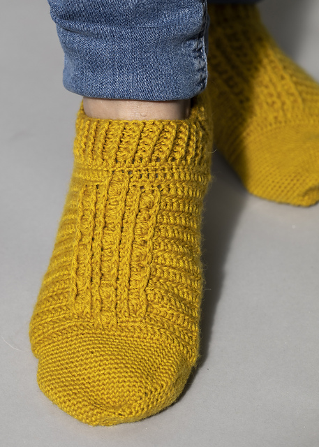 Golden Glow House Socks