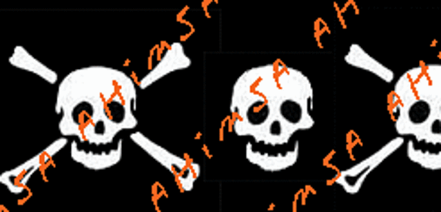 skull and cross bones / pirate chart pack