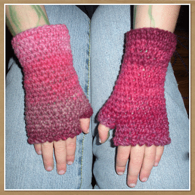 fingerless mittens