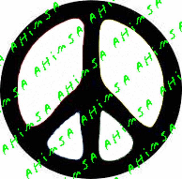Groovy peace sign charts