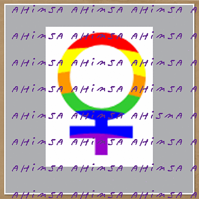 rainbow girl / female symbol chart