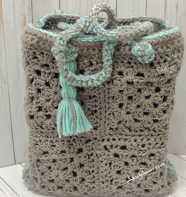 Granny Square Tote